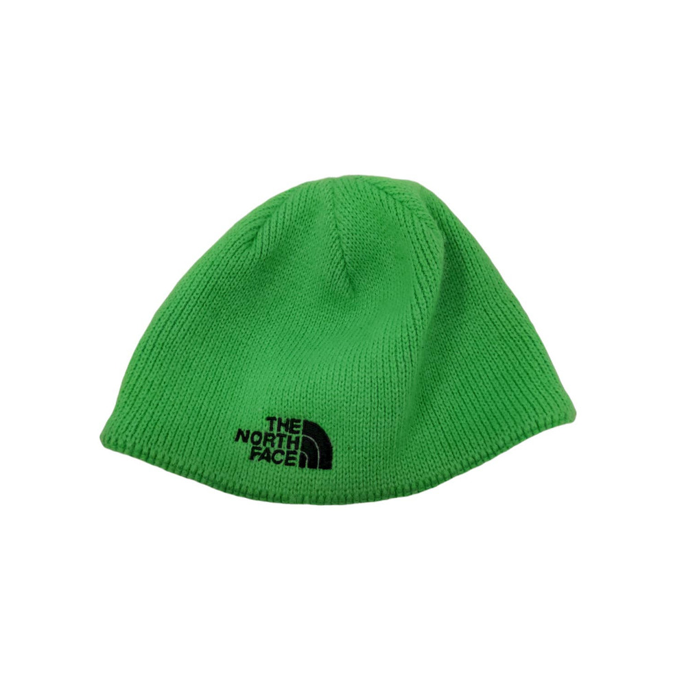 Youth Boys The North Face Beanie Hat Size S Green Embroidered Logo